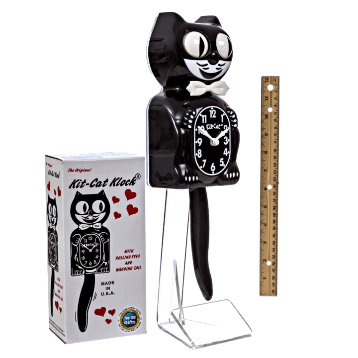 Kit-Cat Klock clásico negro