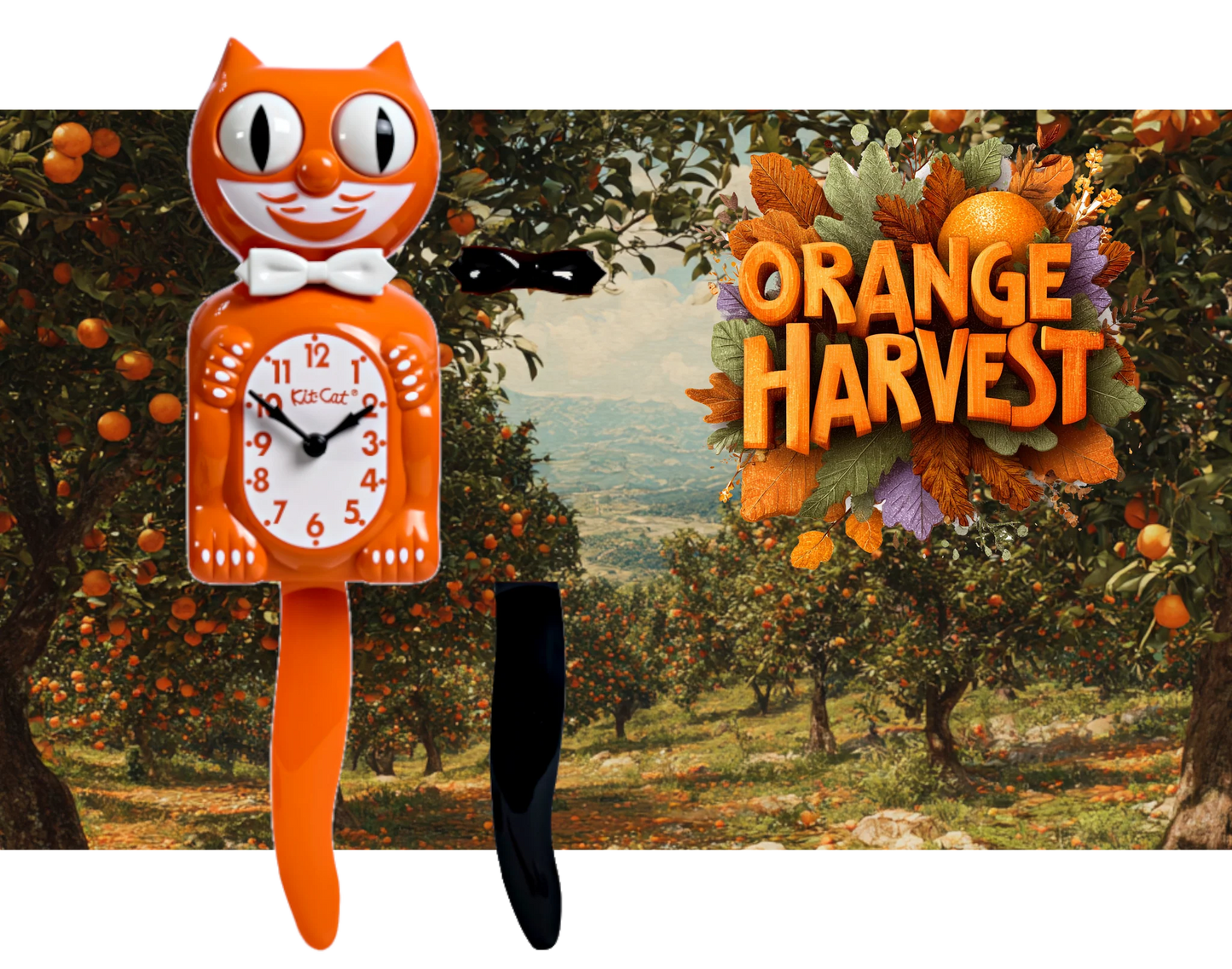 Kit-Cat Klock Cosecha Naranja