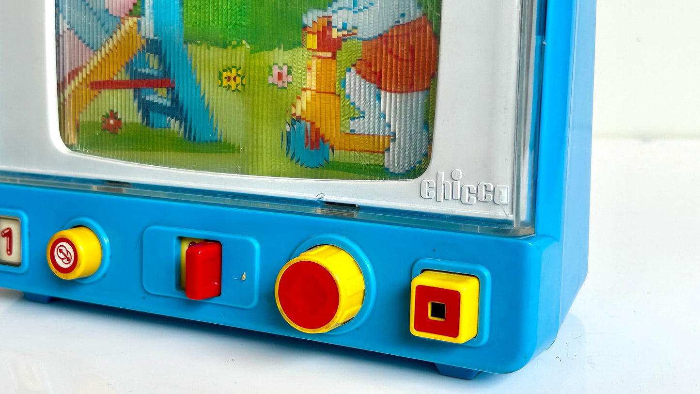 Chicco Magic Video · TV juguete lenticular 80s