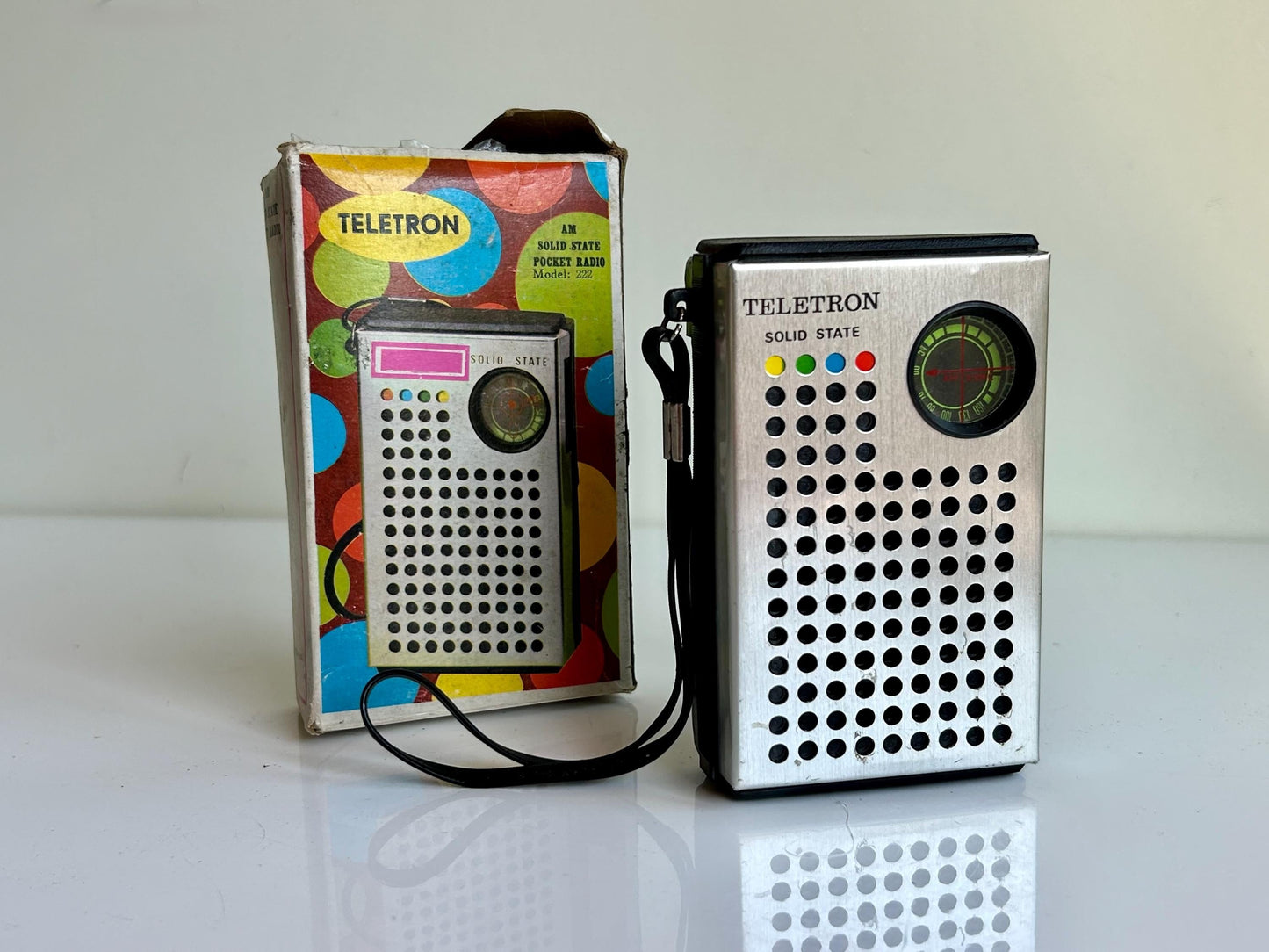 Radio Teletron Model 222 · AM funciona años 60s