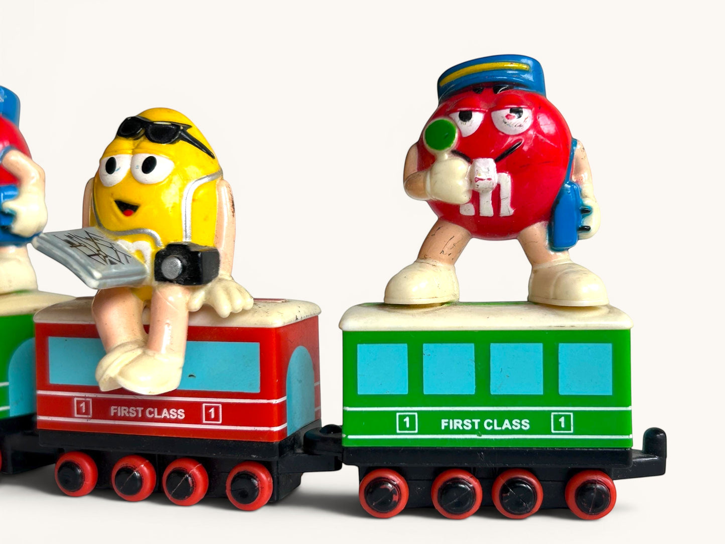 Set figuras M&M's Tren vintage · 1989
