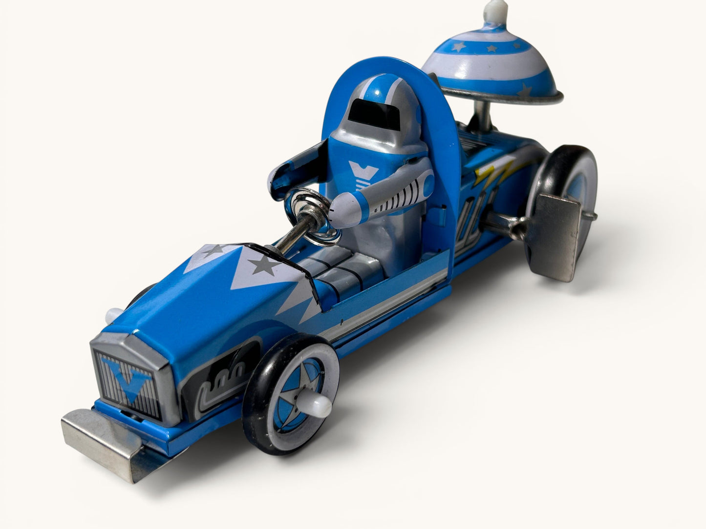 Space Race Car · Hojalata a cuerda con sirena