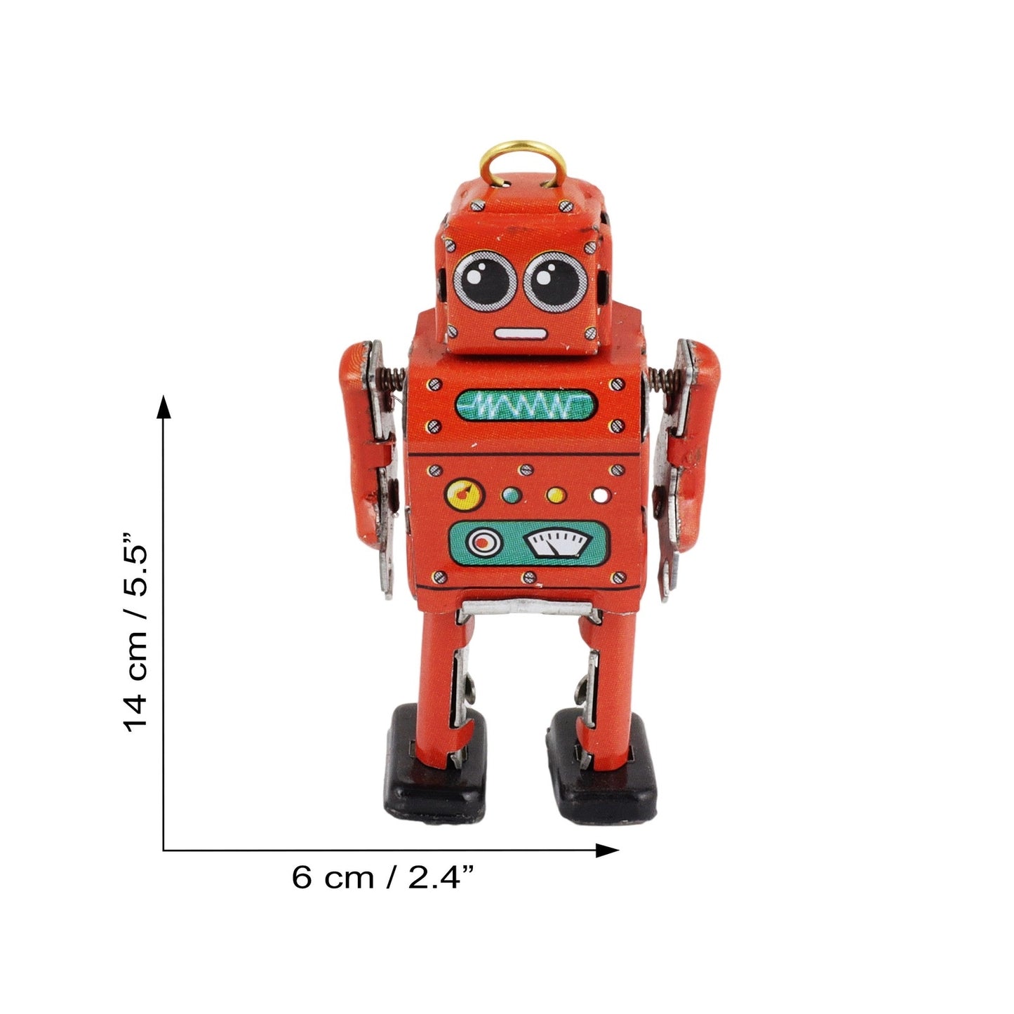 Mini robots de hojalata