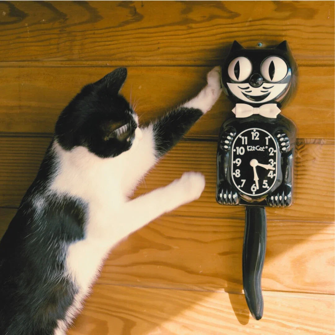 Kit-Cat Klock clásico negro