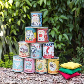 Juego tradicional de tiro al blanco con latas - Rex London