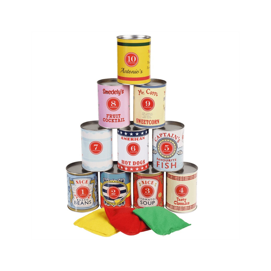 Juego tradicional de tiro al blanco con latas - Rex London