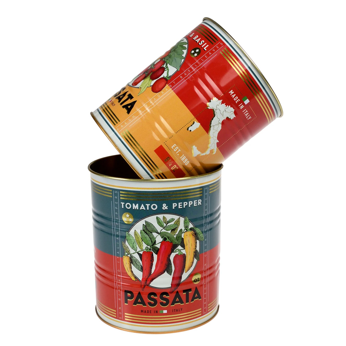 Latas de almacenamiento medianas Passata (juego de 2) - Rex London