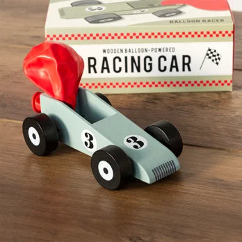 Coche de carreras de madera impulsado por globo - Rex London