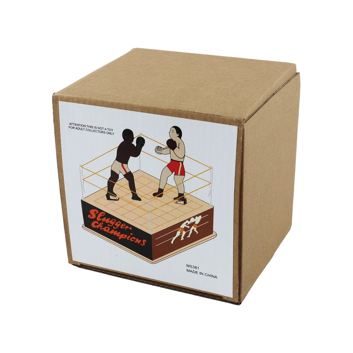 Boxeador de hojalata en ring