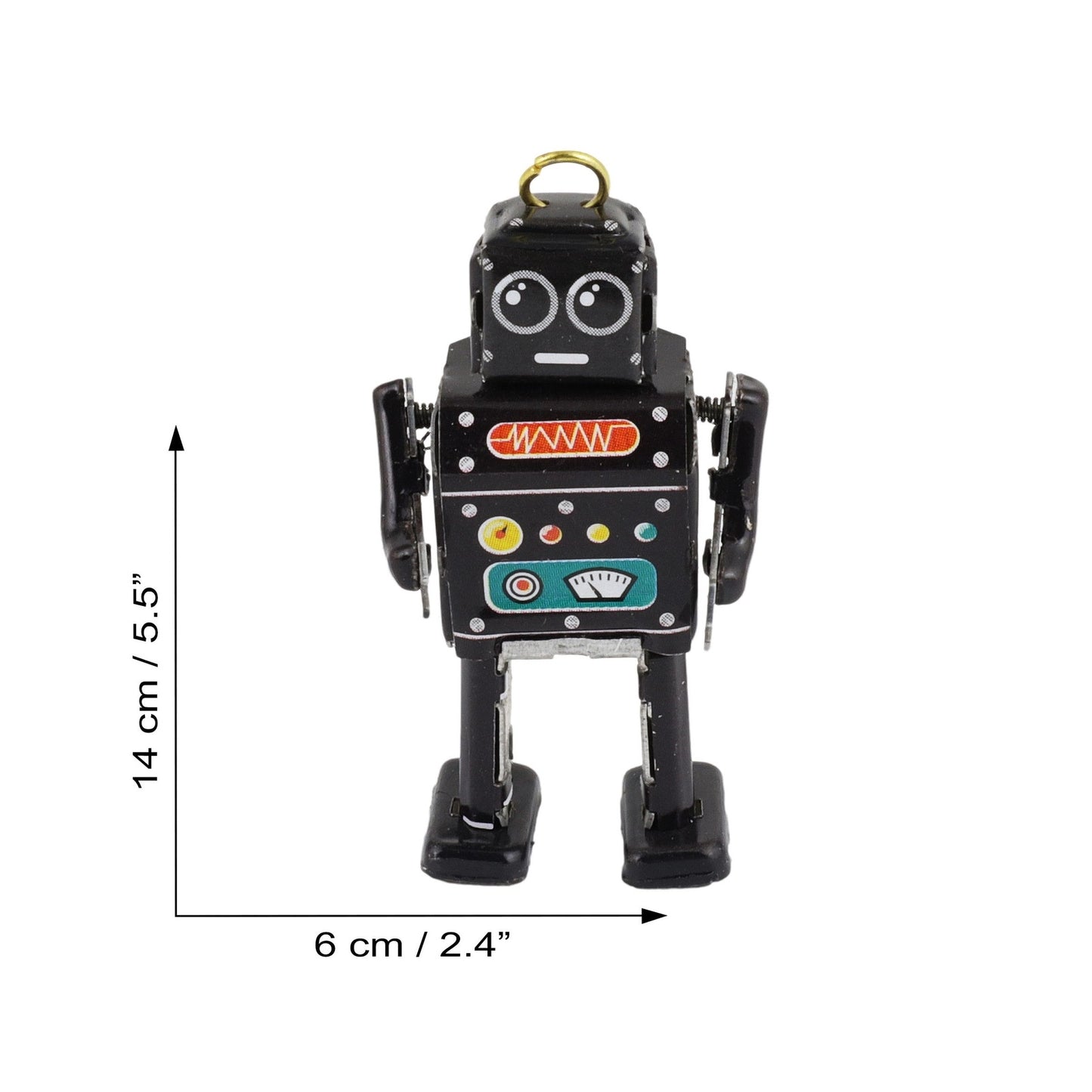 Mini robots de hojalata
