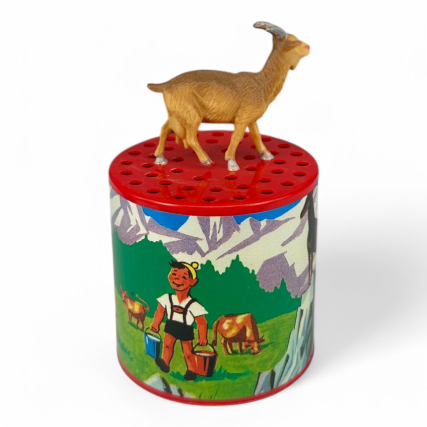 Voz de cabra con figura decorativa ·