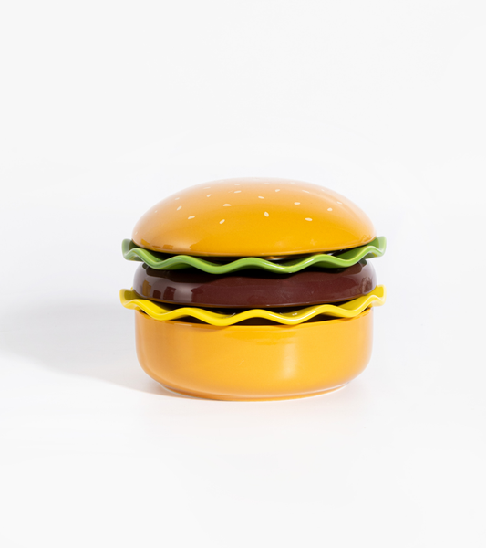 Juego de platos de hamburguesa