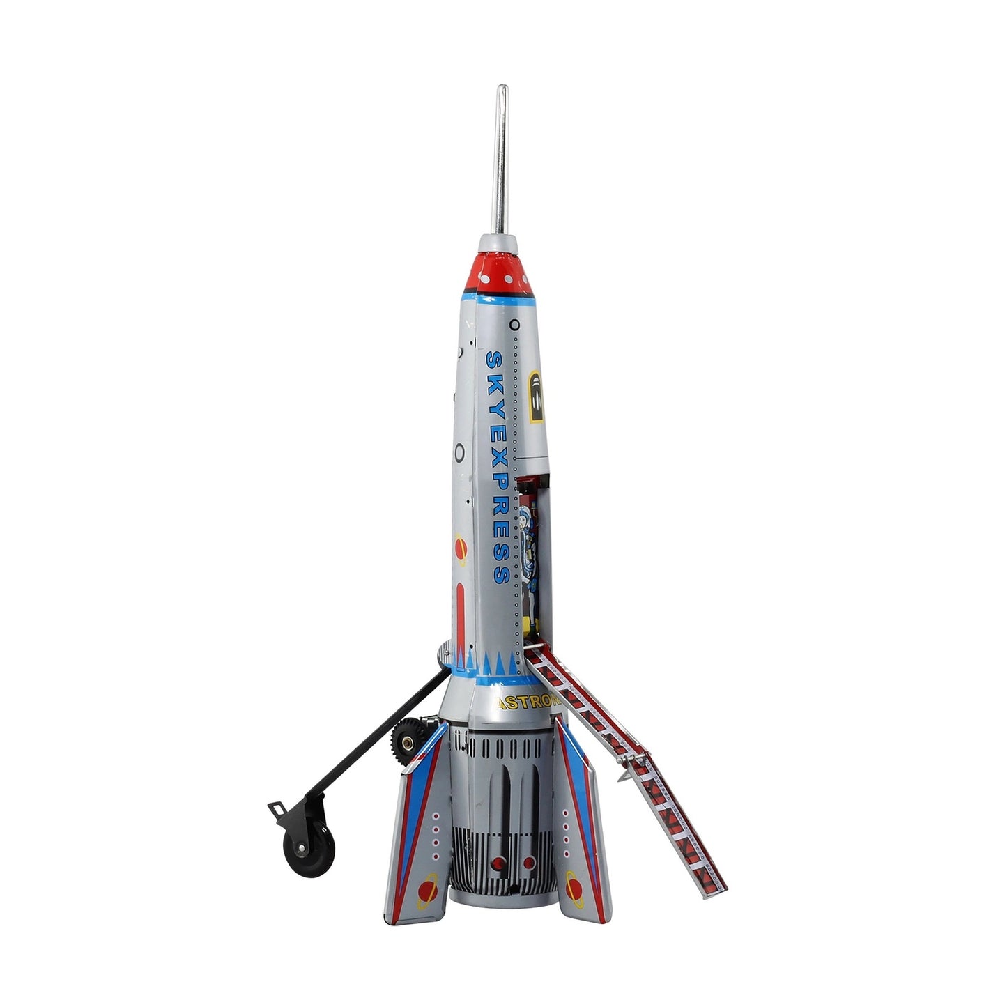 Cohete Skyexpress Robot de hojalata