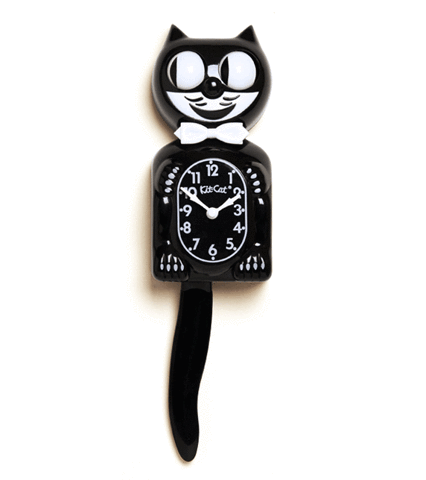 Kit-Cat Klock clásico negro