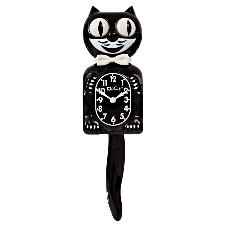 Kit-Cat Klock clásico negro