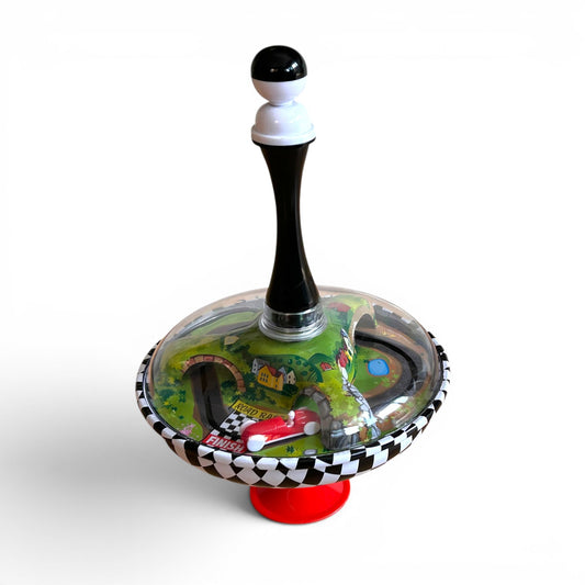 Trompo Road Race · Peonza vintage con base