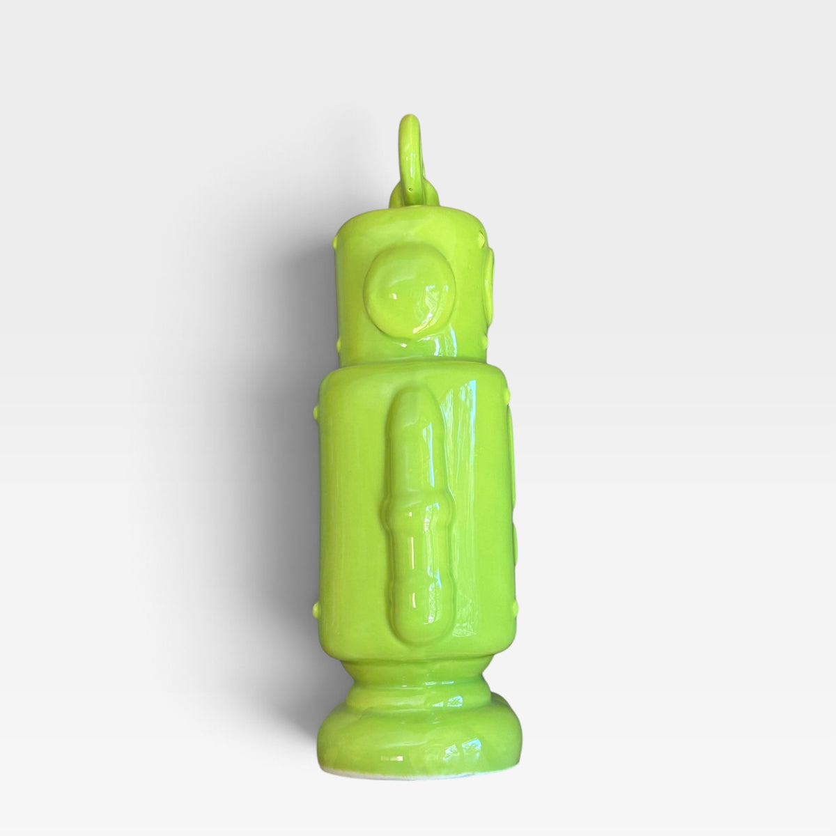 Hucha Robot de Cerámica – Verde