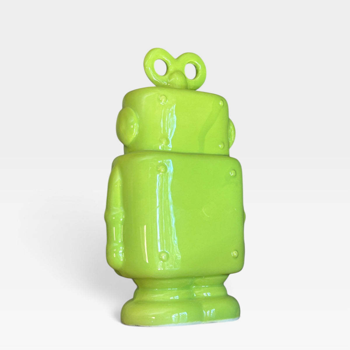 Hucha Robot de Cerámica – Verde