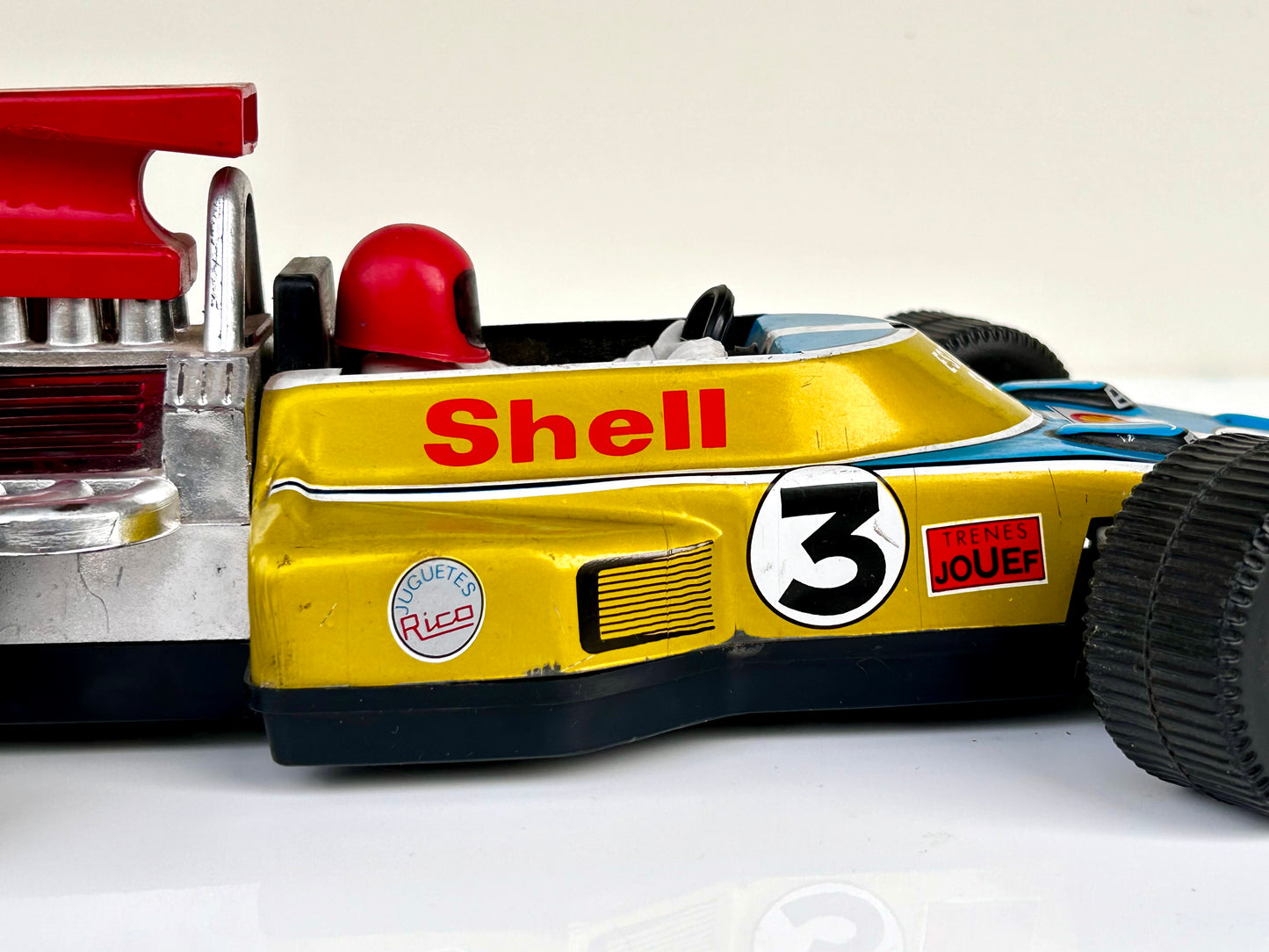 Lotus F1 hojalata con mando · Ideal España 70s