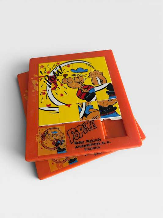 Puzzle deslizante Popeye · Andrefer España, años 70s