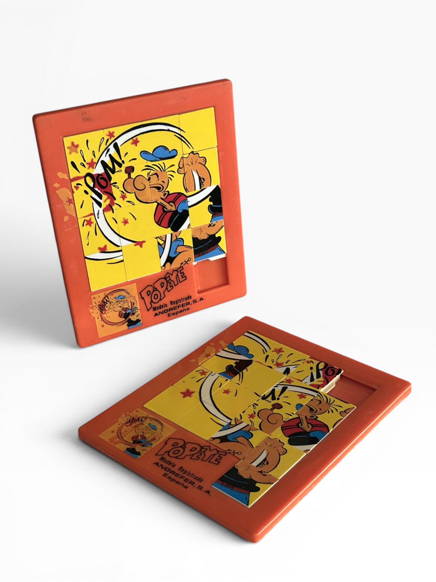 Puzzle deslizante Popeye · Andrefer España, años 70s