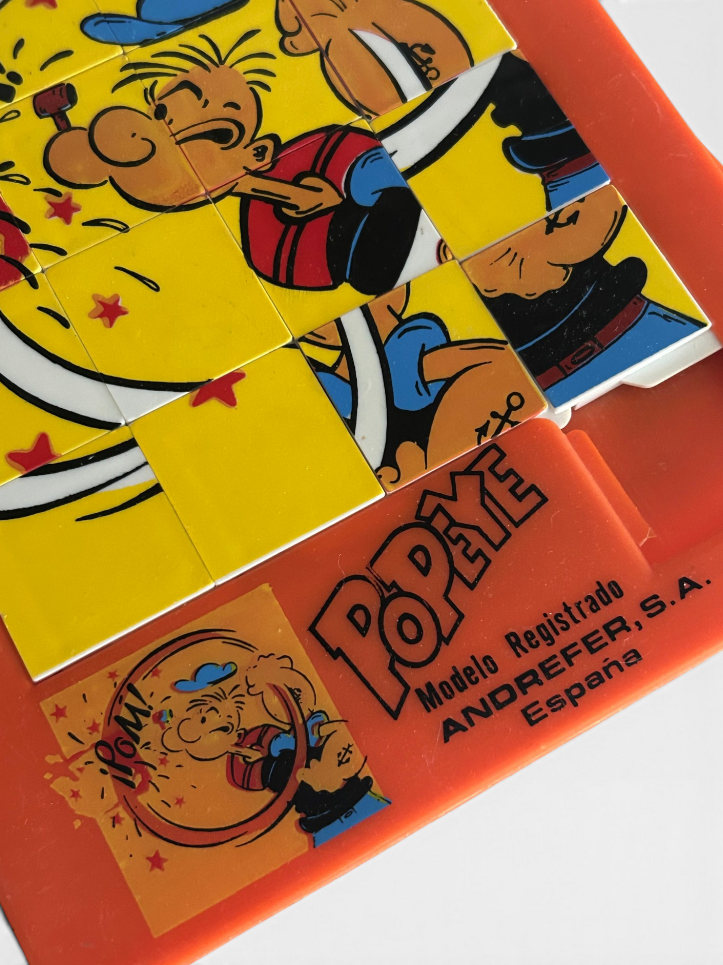 Puzzle deslizante Popeye · Andrefer España, años 70s
