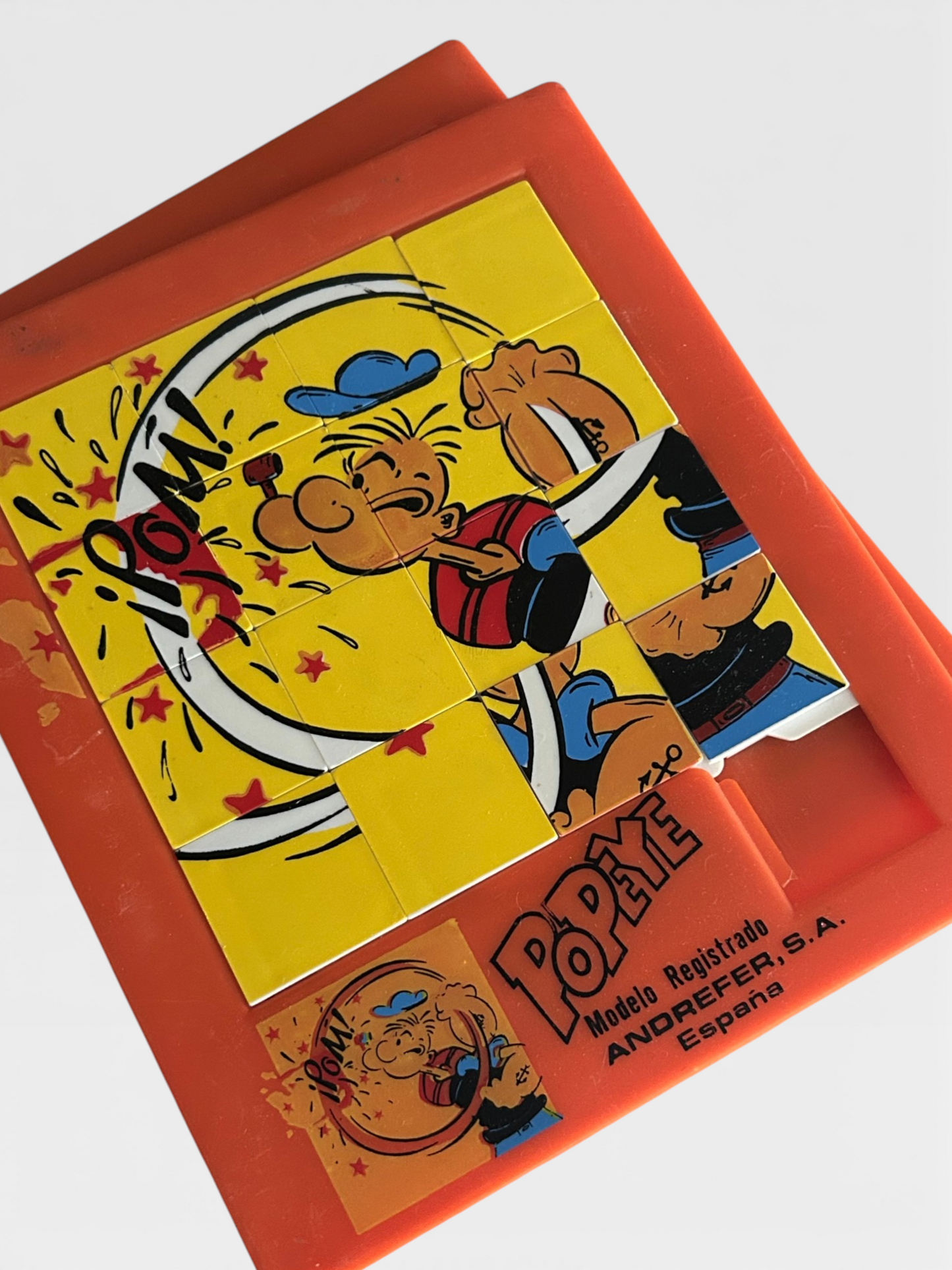 Puzzle deslizante Popeye · Andrefer España, años 70s