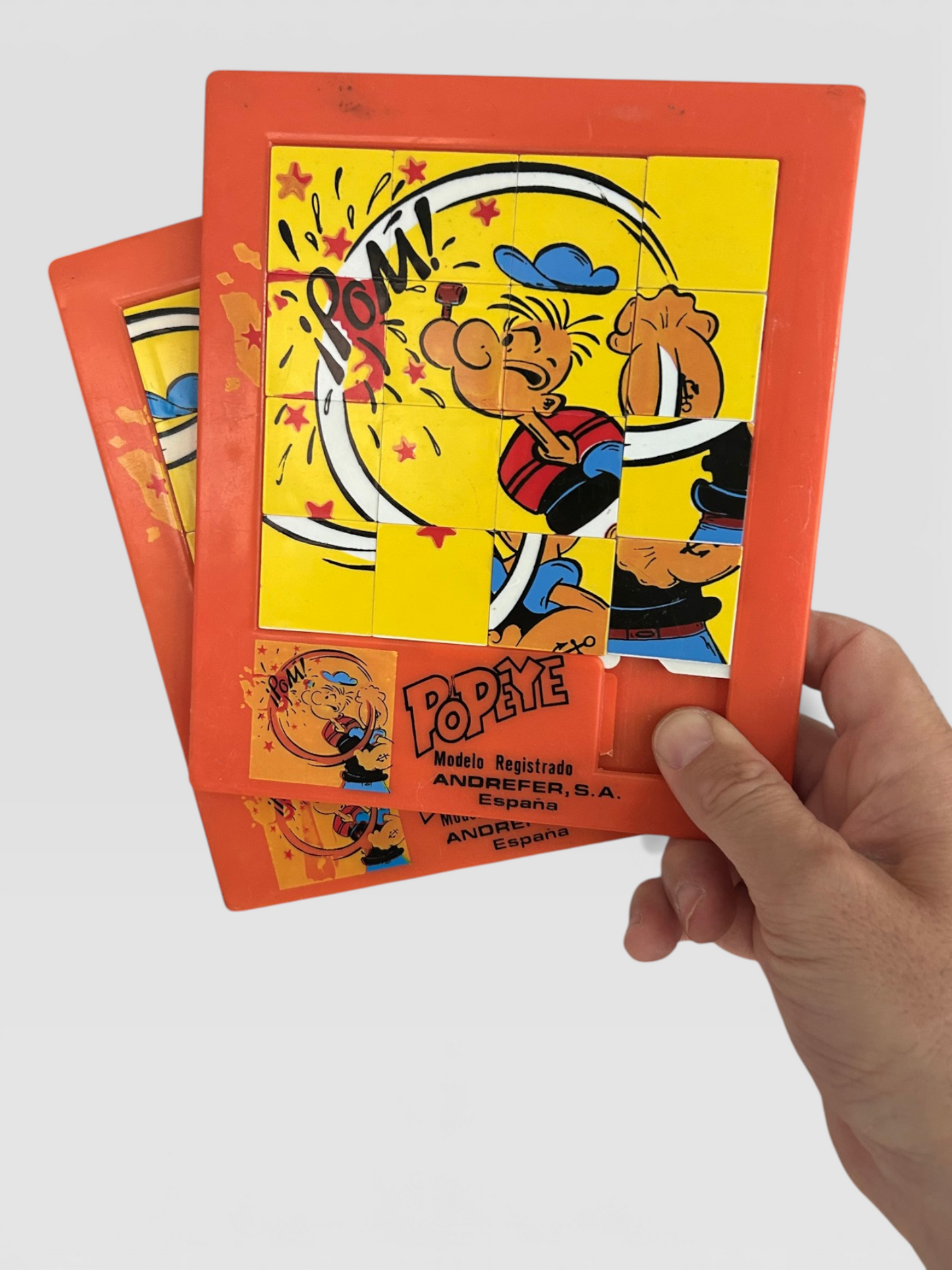 Puzzle deslizante Popeye · Andrefer España, años 70s