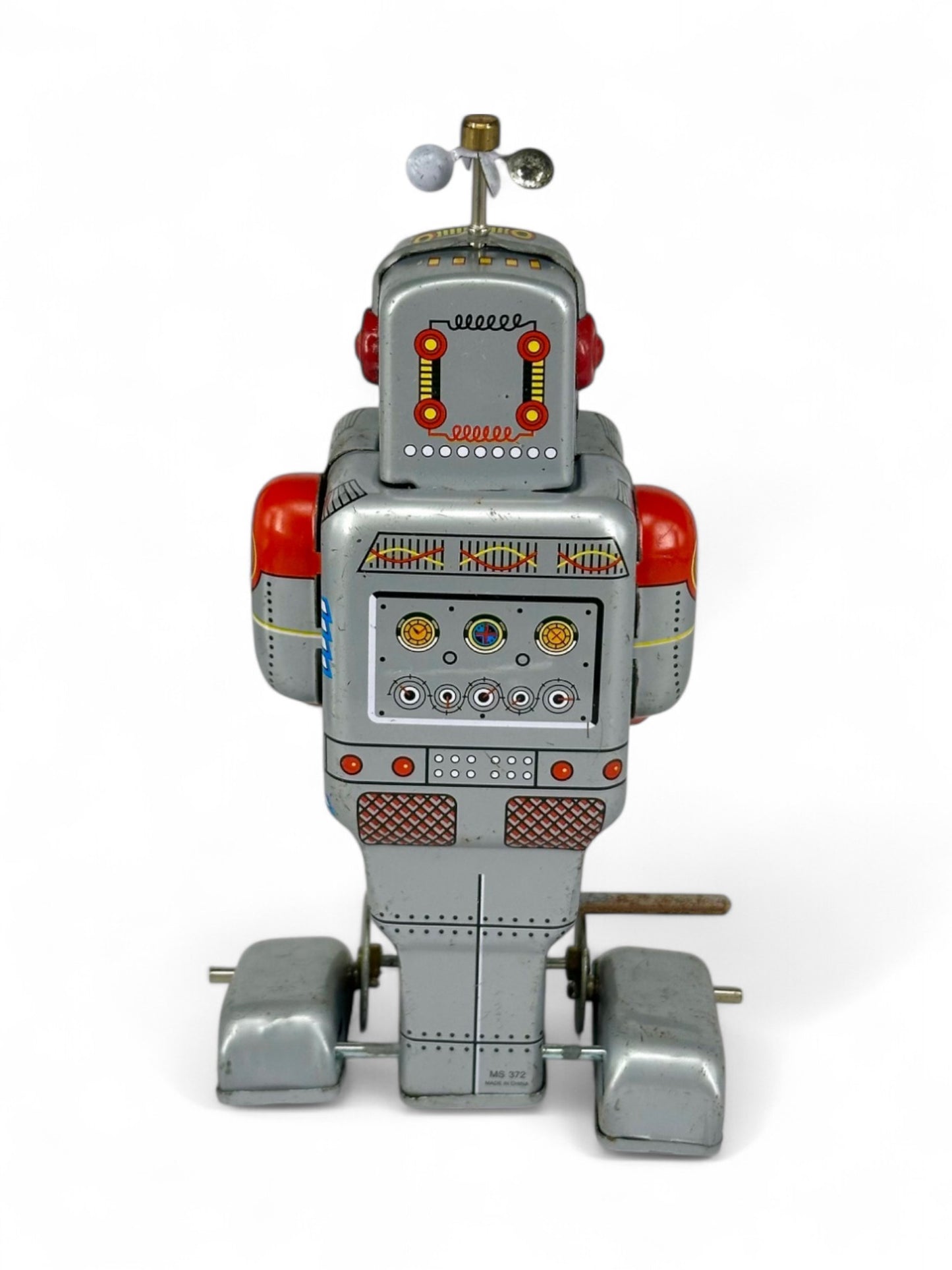 Robot de hojalata a cuerda con hélice · Protocol, New Vintage