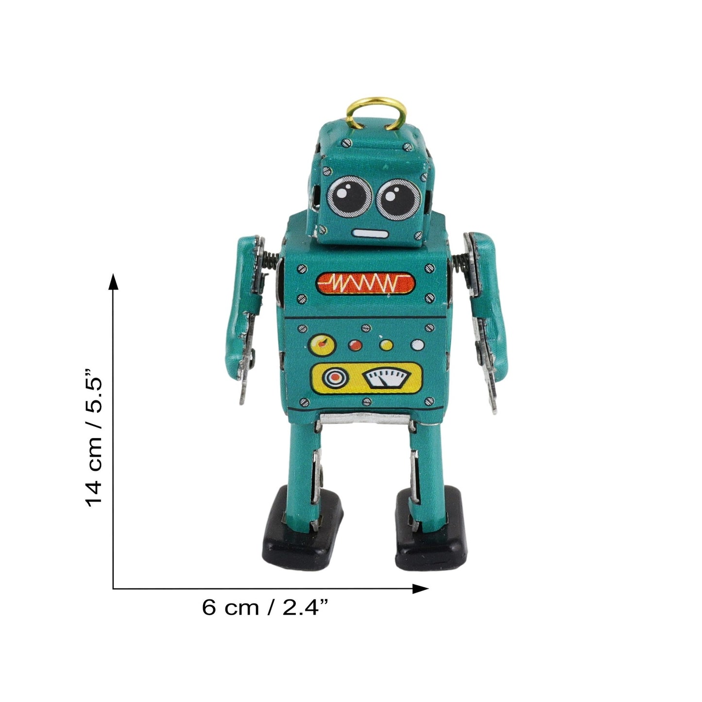 Mini robots de hojalata