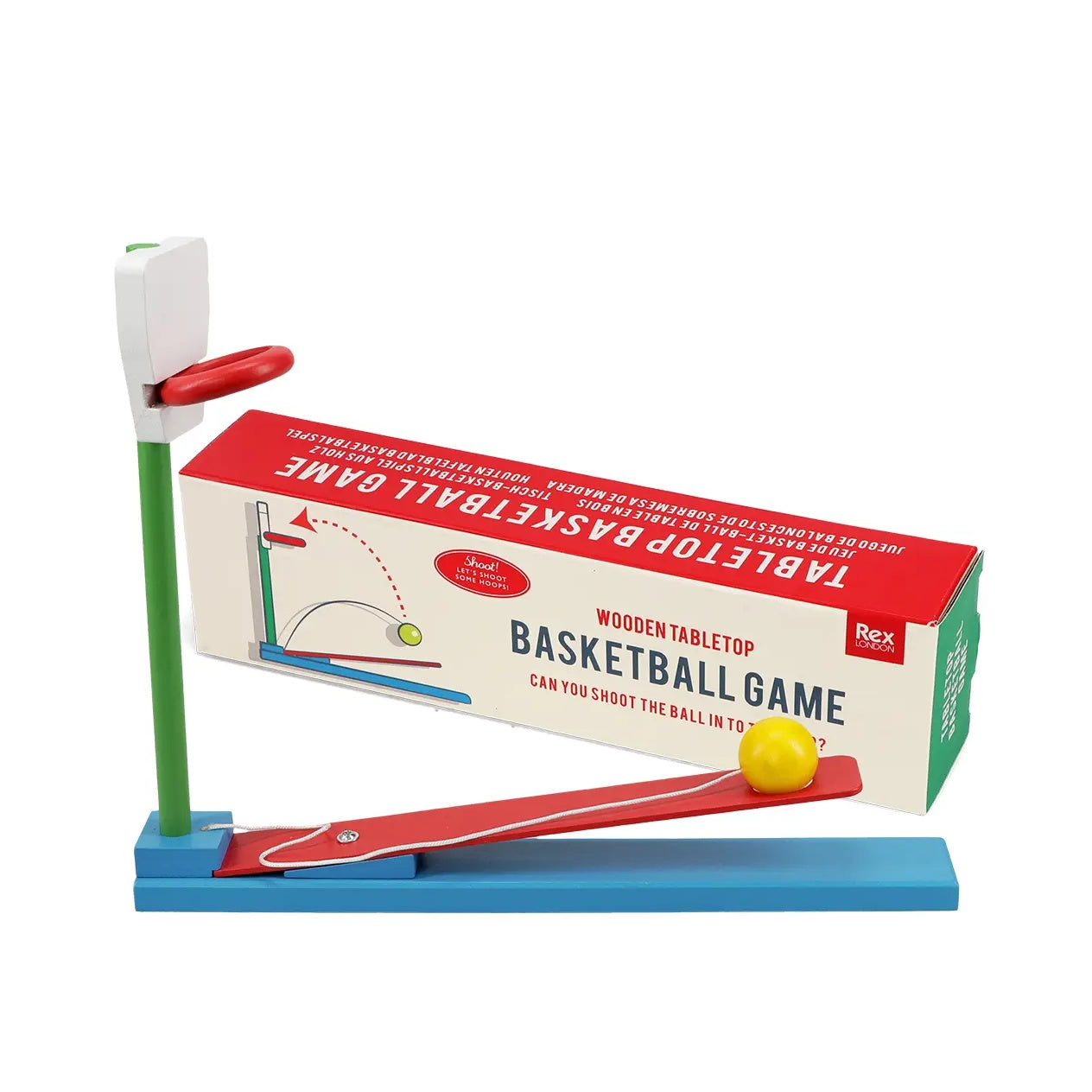 Juego de baloncesto de mesa de madera - Rex London