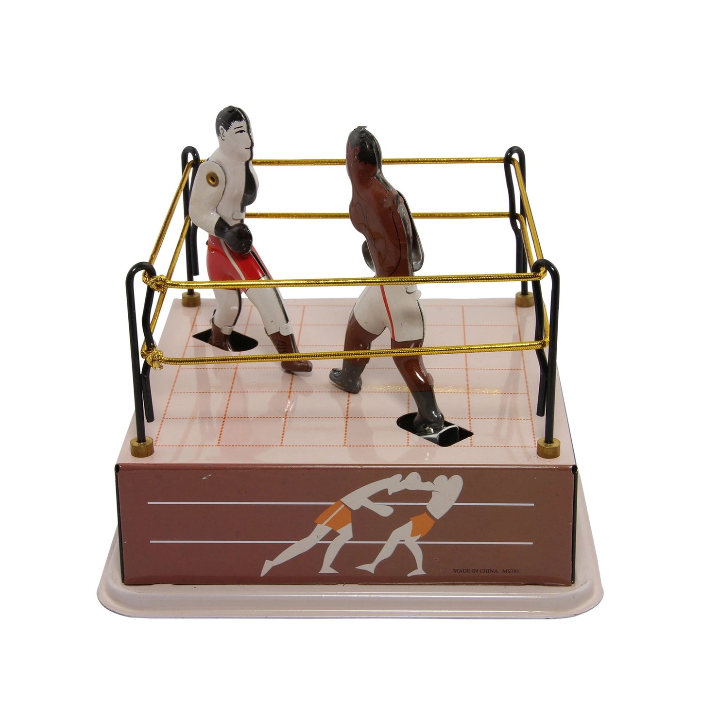 Boxeador de hojalata en ring