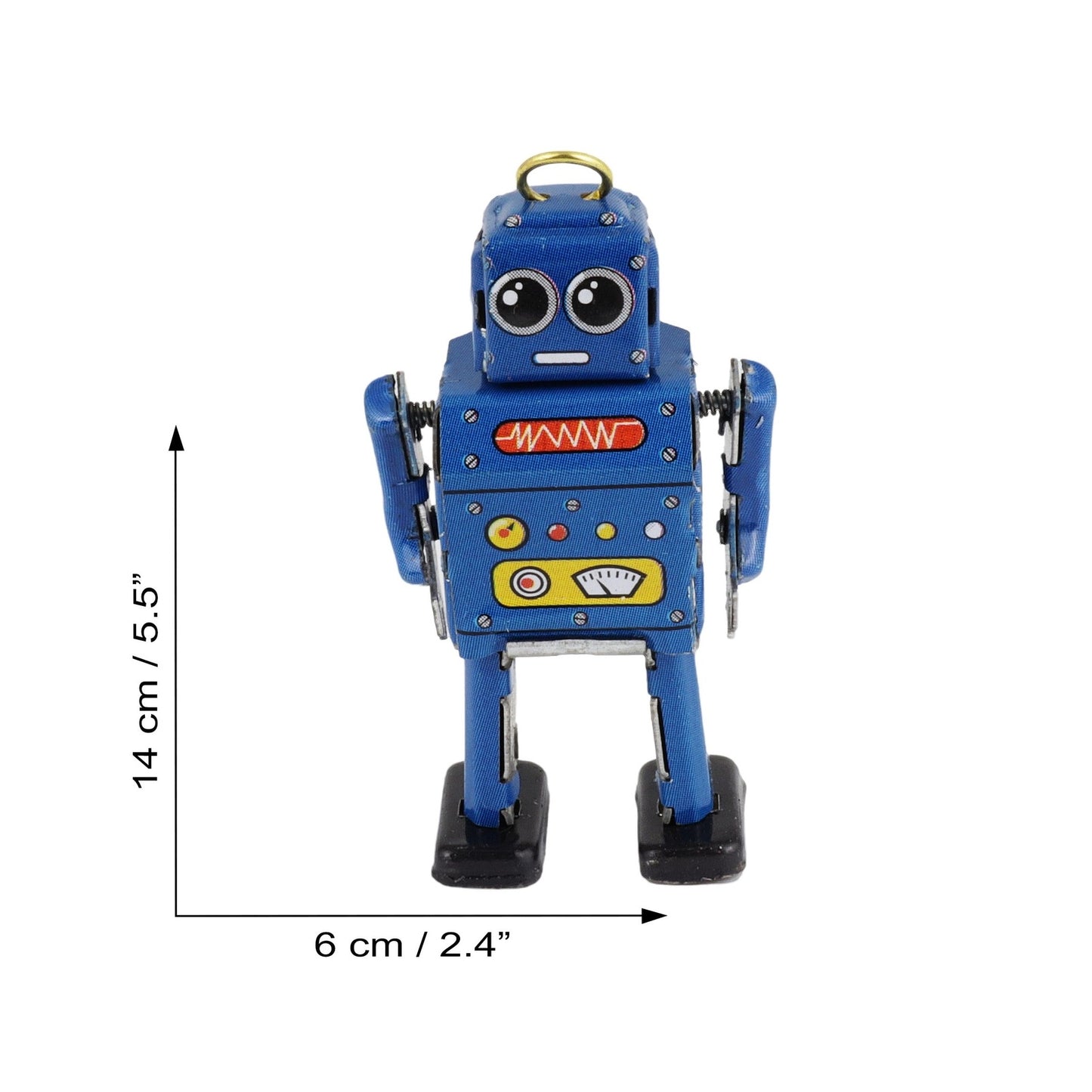 Mini robots de hojalata