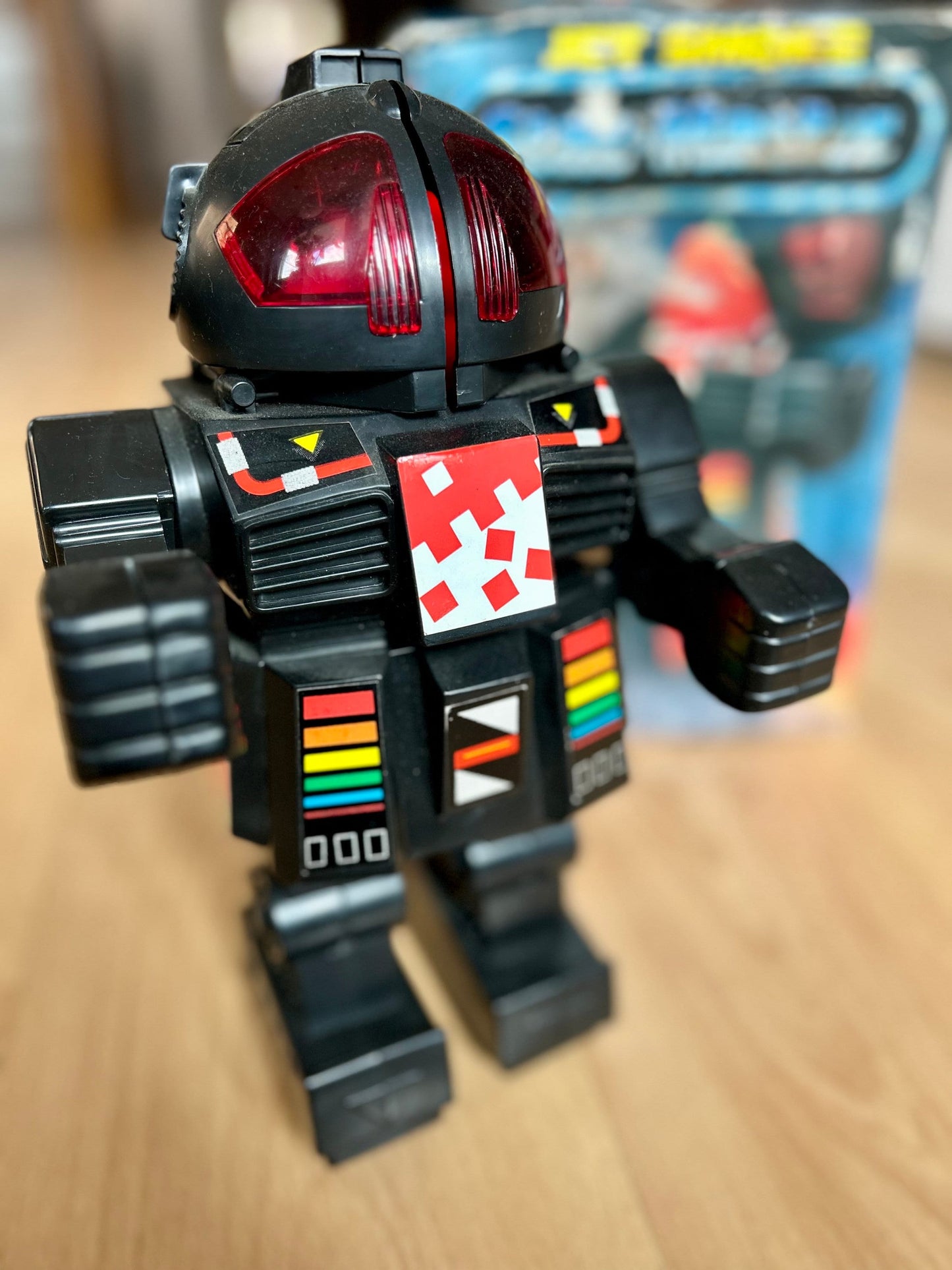 Jet Smoke Star Master · Robot a pilas años 80s
