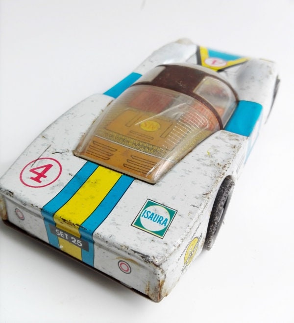 Porsche de carreras hojalata · Saxo Argentina 70s