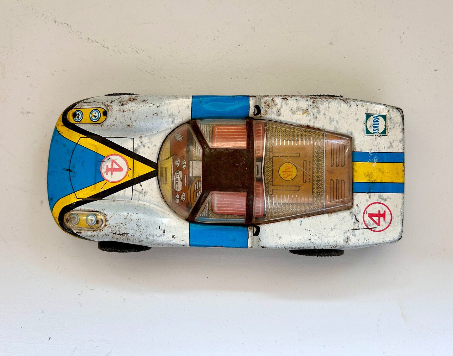 Porsche de carreras hojalata · Saxo Argentina 70s