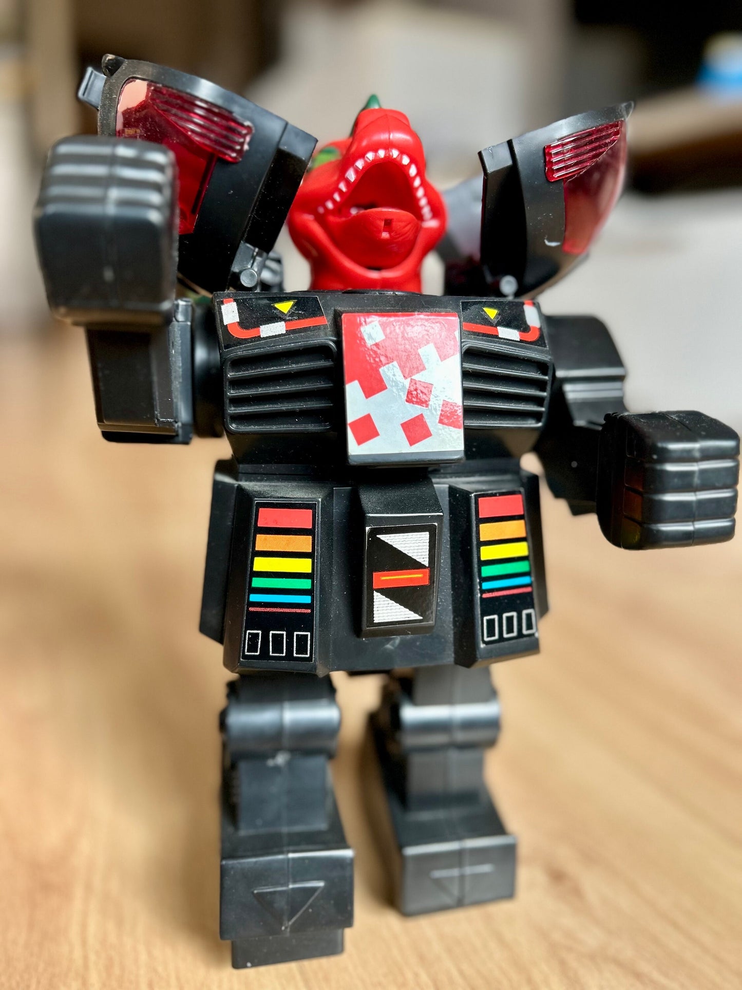 Jet Smoke Star Master · Robot a pilas años 80s