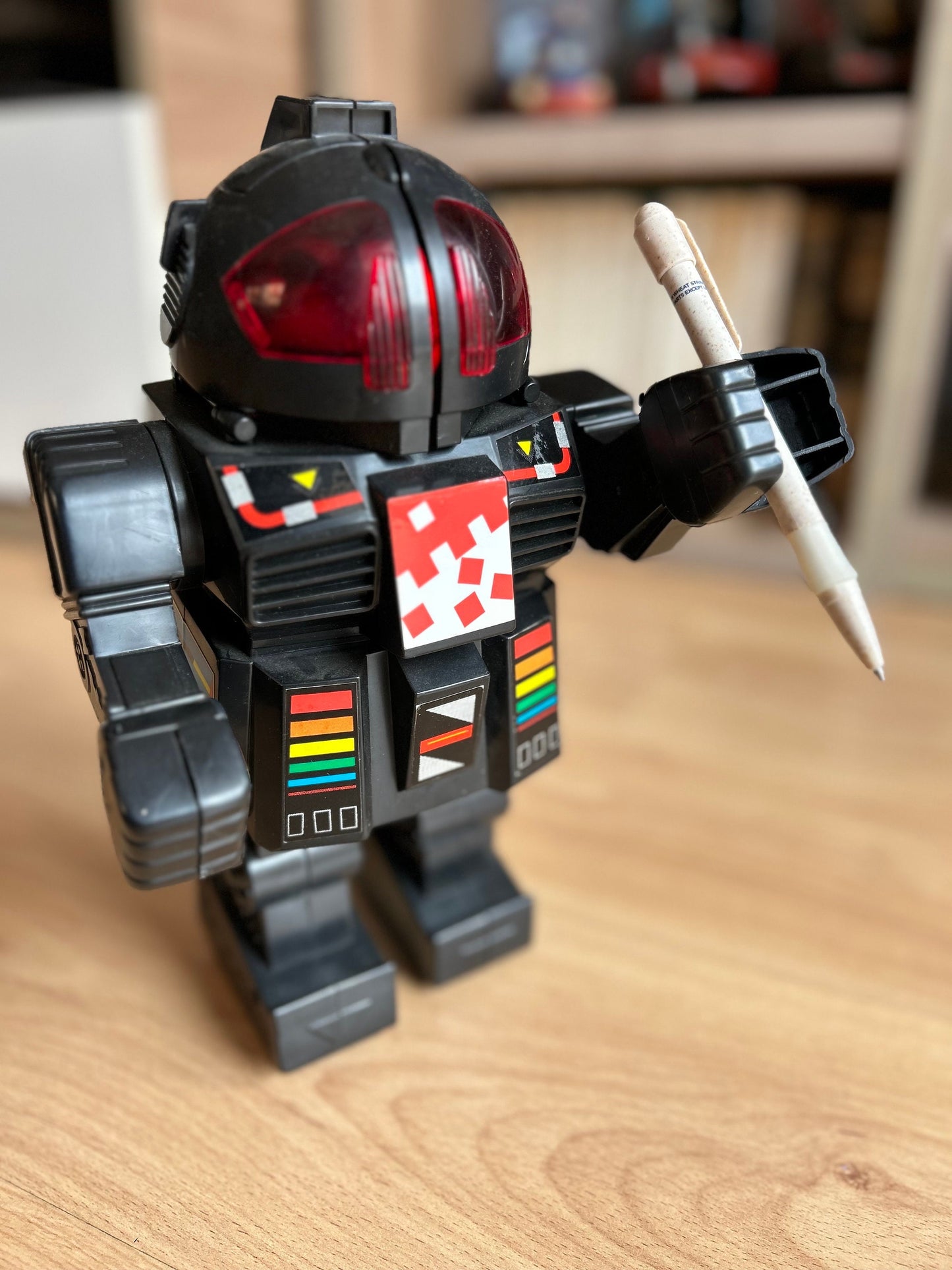 Jet Smoke Star Master · Robot a pilas años 80s