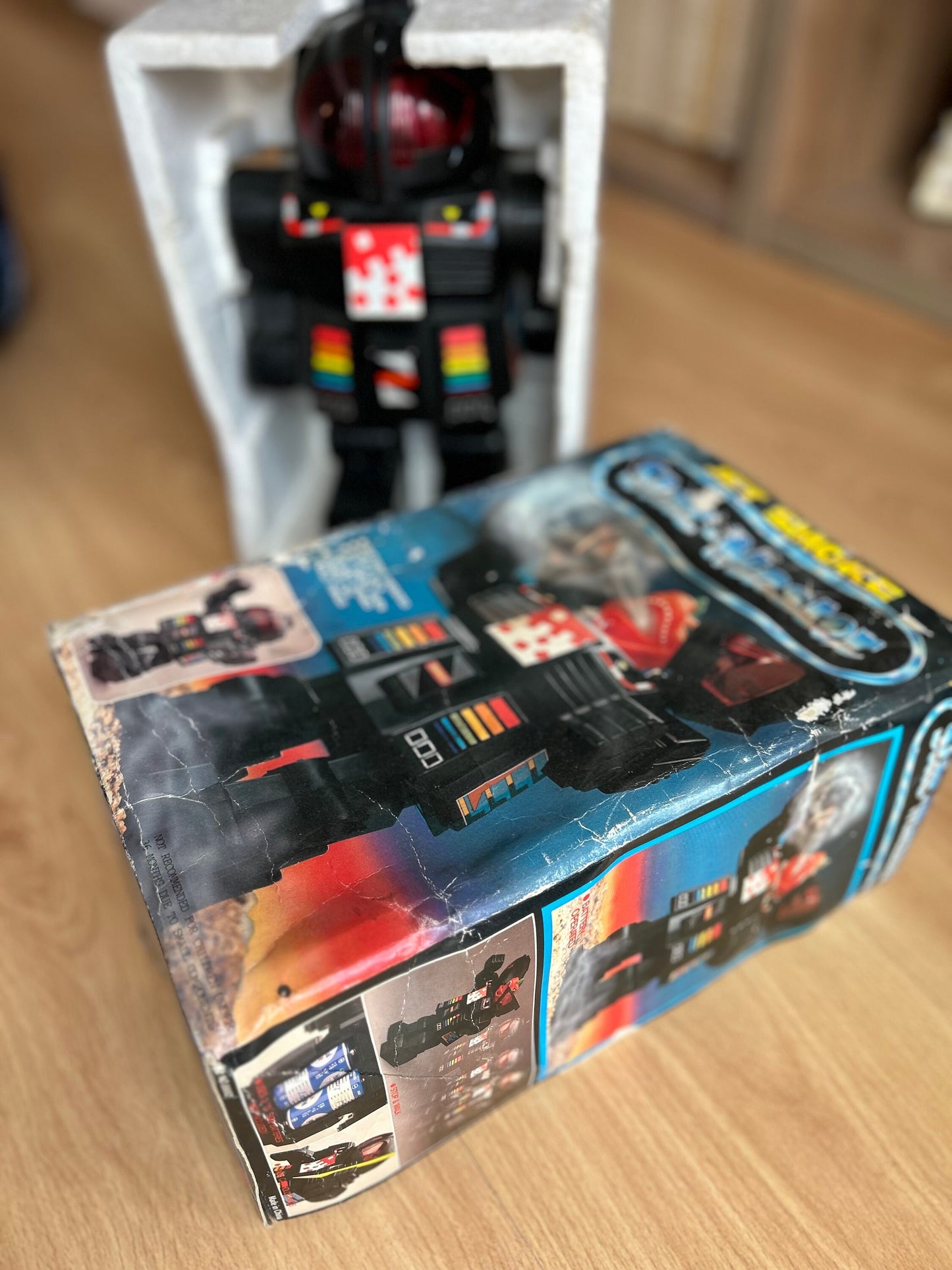 Jet Smoke Star Master · Robot a pilas años 80s
