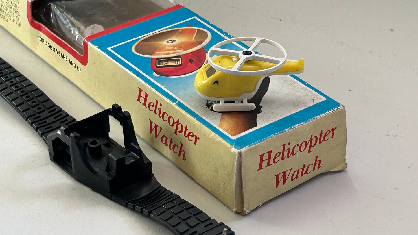 Reloj Helicóptero · Quartz watch años 80s