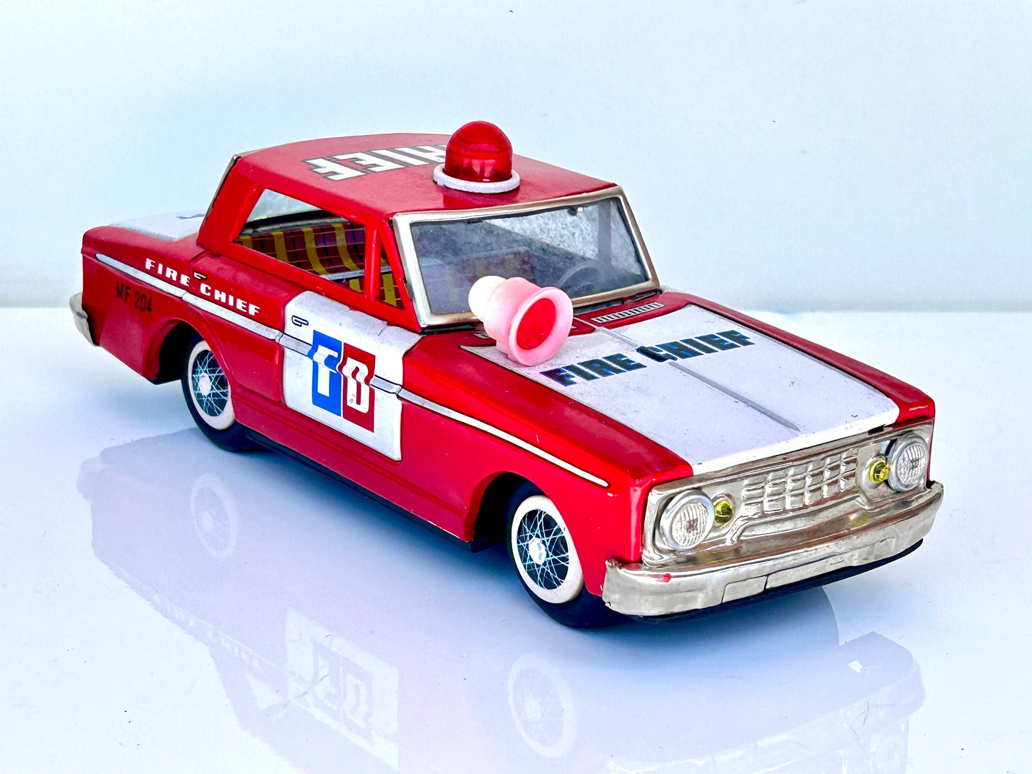 Fire Chief · Coche bomberos hojalata años 70s
