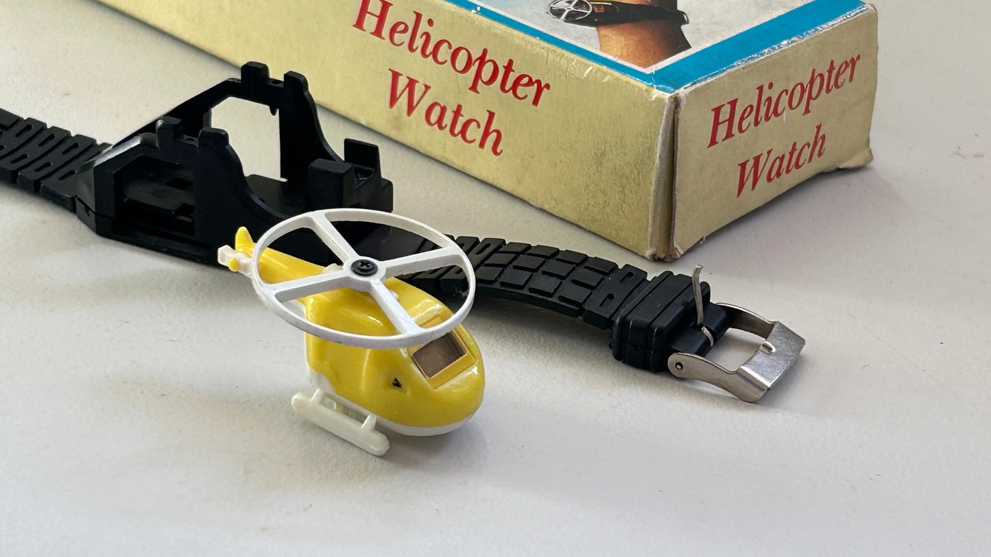 Reloj Helicóptero · Quartz watch años 80s