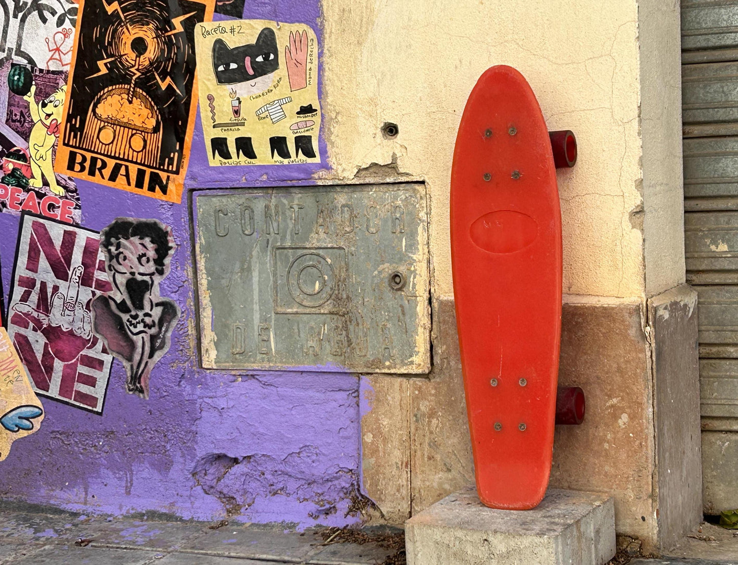Vintage Original 1970s Skate Monopatín