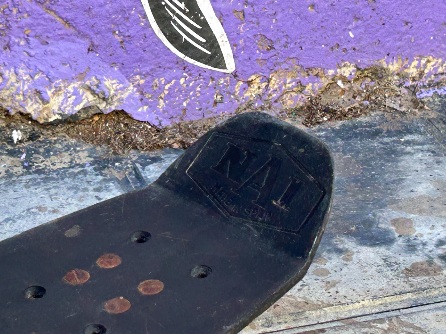 Vintage Original 1970s Skate Monopatín NAI España