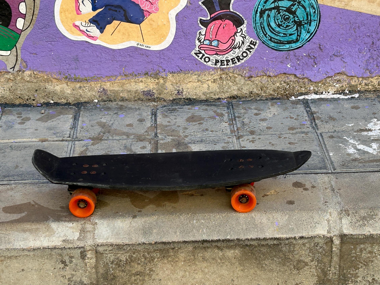 Vintage Original 1970s Skate Monopatín NAI España
