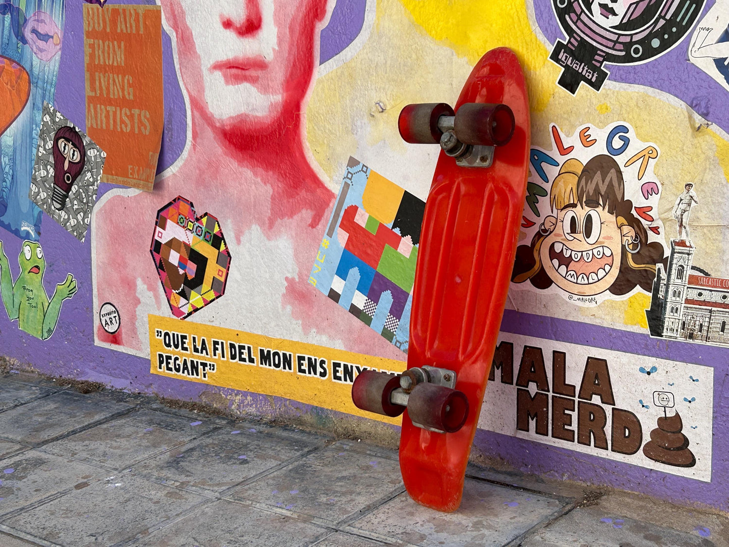 Vintage Original 1970s Skate Monopatín