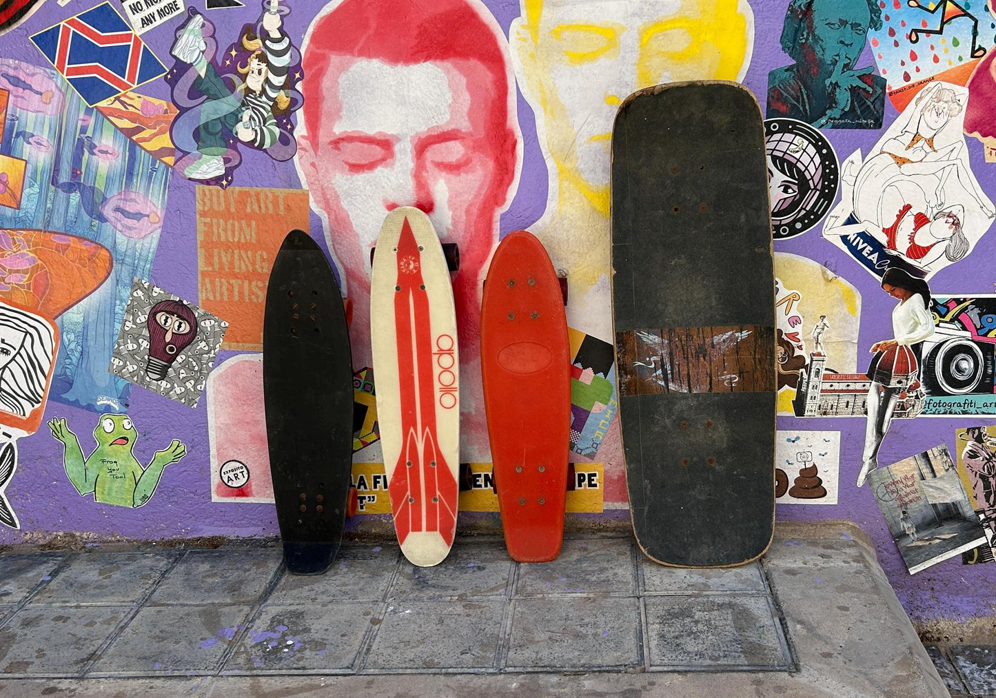 Vintage Original 1970s Skate Monopatín