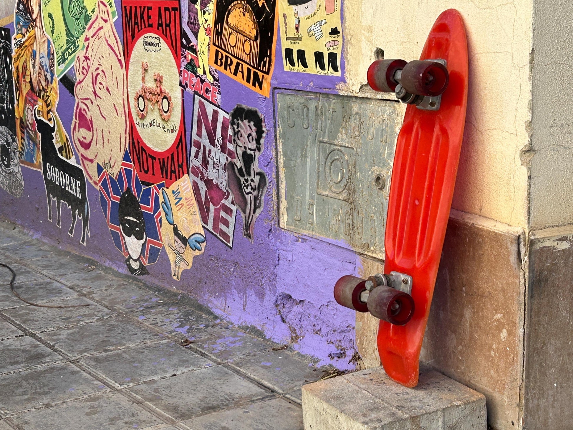 Vintage Original 1970s Skate Monopatín