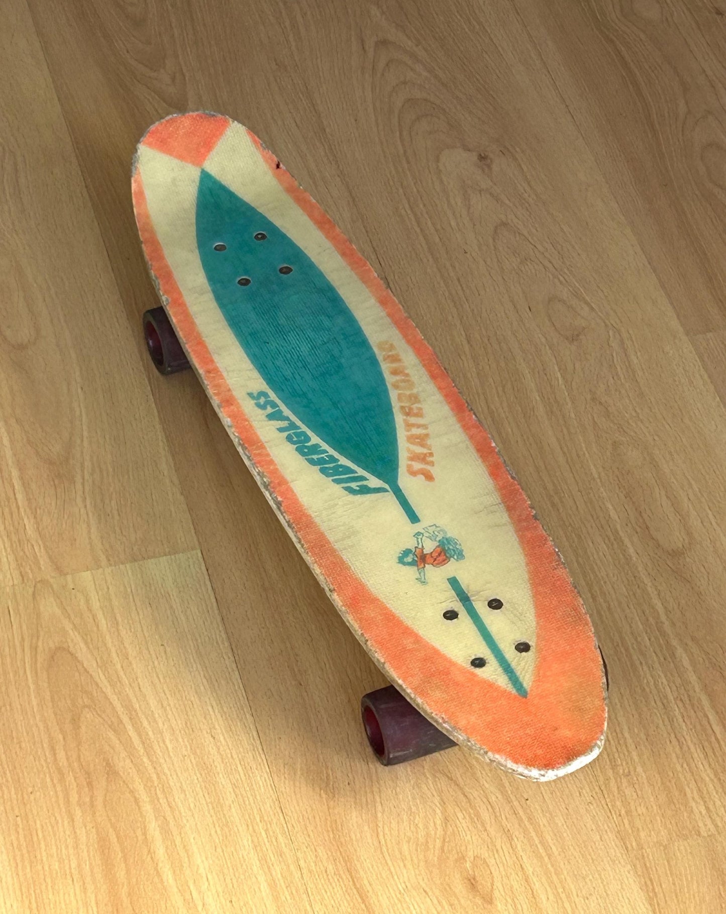 Skateboard fibra de vidrio · Vintage años 70s