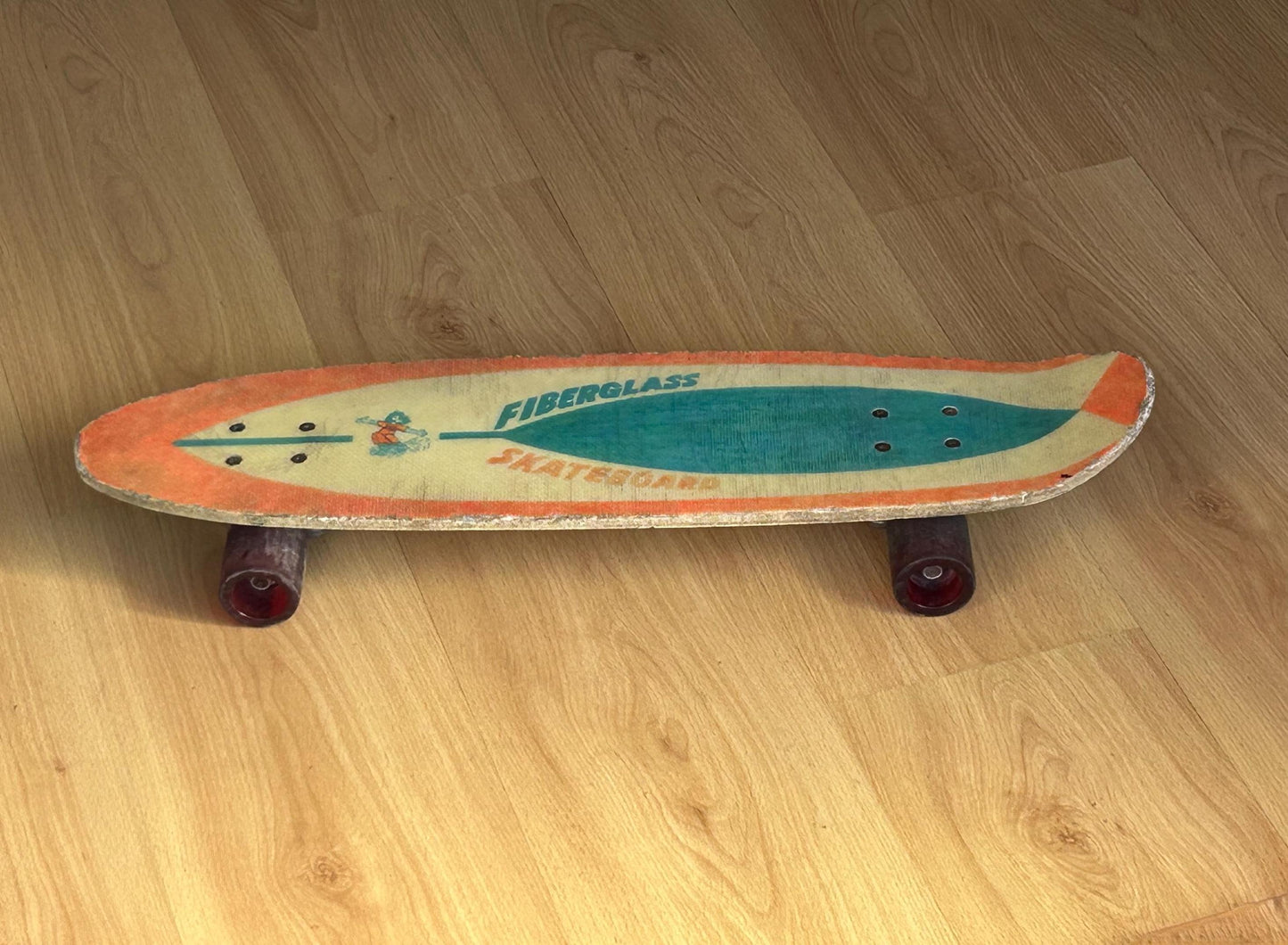 Skateboard fibra de vidrio · Vintage años 70s